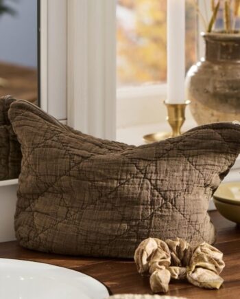 Toilettaske Quiltet Støvet Brun Laursen - Ib Laursen Evilbeauty  - 5709898370596