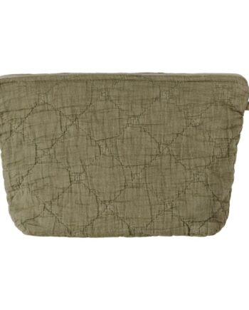 Grøn Toilettaske Quiltet Eucalyptus Laursen - Ib Laursen Evilbeauty  - 5709898386184