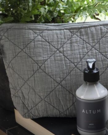 Grøn Toilettaske Quiltet Støvet Laursen - Ib Laursen Evilbeauty  - 5709898334666