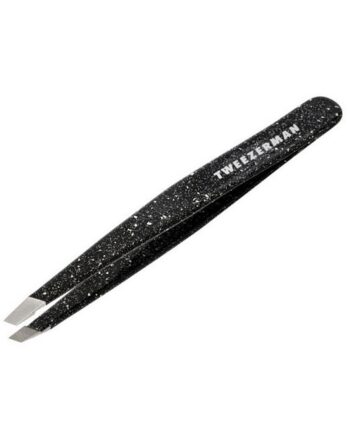 Sort Tweezerman Slant Tweezer Sparkling Black - Tweezerman Evilbeauty  - 038097019308