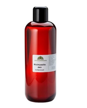 Urtegaarden Ricinusolie 500 - Urtegaarden Evilbeauty  - 5709286506064