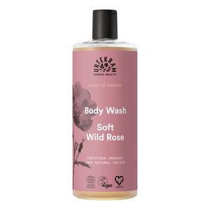 Urtekram Beauty Soft Wild Rose Body Wash 500 - Urtekram Beauty Evilbeauty  - 5701058012490