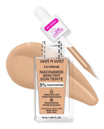 Beige Wet Wild Bare Focus Niacinamide Skin Tint Cream - Wet N Wild Evilbeauty  - 0077802163745