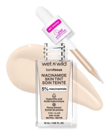 Light Wet Wild Bare Focus Niacinamide Skin Tint Natural - Wet N Wild Evilbeauty  - 0077802163721